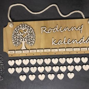 Rodinný kalendár Motýle a strom-dub svetlý